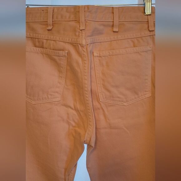 RAG & BONE STRAIGHT LEG MID-RISE PINK/WHITE JEANS Final Discount - Picture 5 of 12